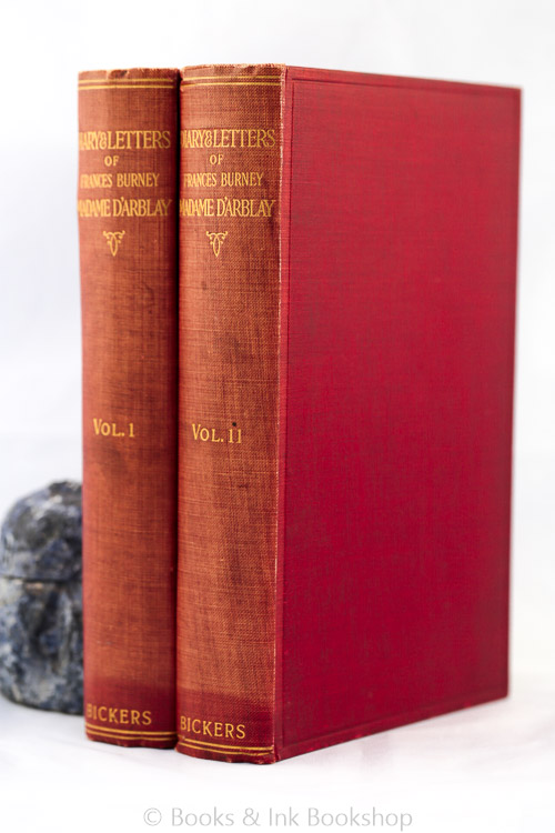 Image for The Diary and Letters of Frances Burney, Madame D'Arblay - in Two Volumes