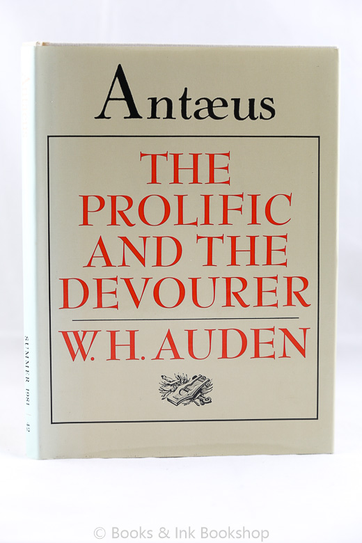 Image for The Prolific and the Devourer (Antaeus, No. 42, Summer 1981)