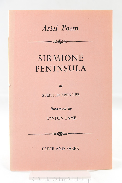 Image for An Ariel Poem - Sirmione Peninsula (Ariel Poems, New Series)