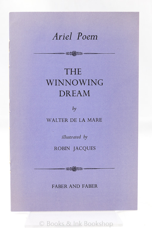 Image for An Ariel Poem - The Winnowing Dream (Ariel Poems, New Series)